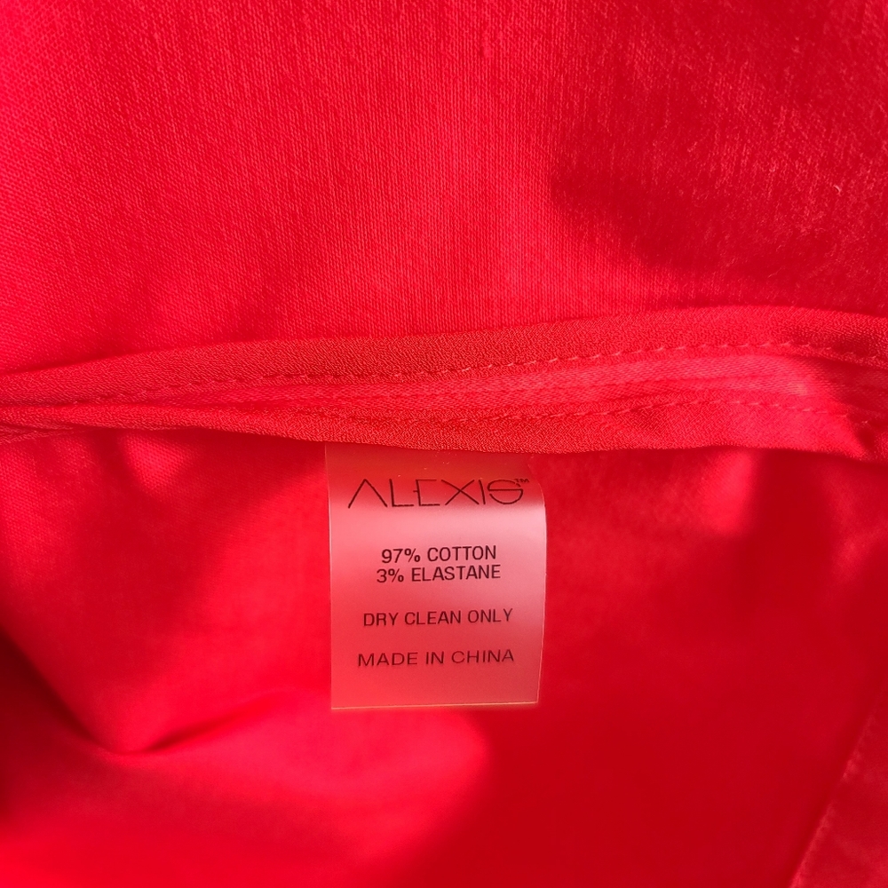 ALEXIS Kelsi Bow Red Mini Cocktail Dress - Picture 12 of 13